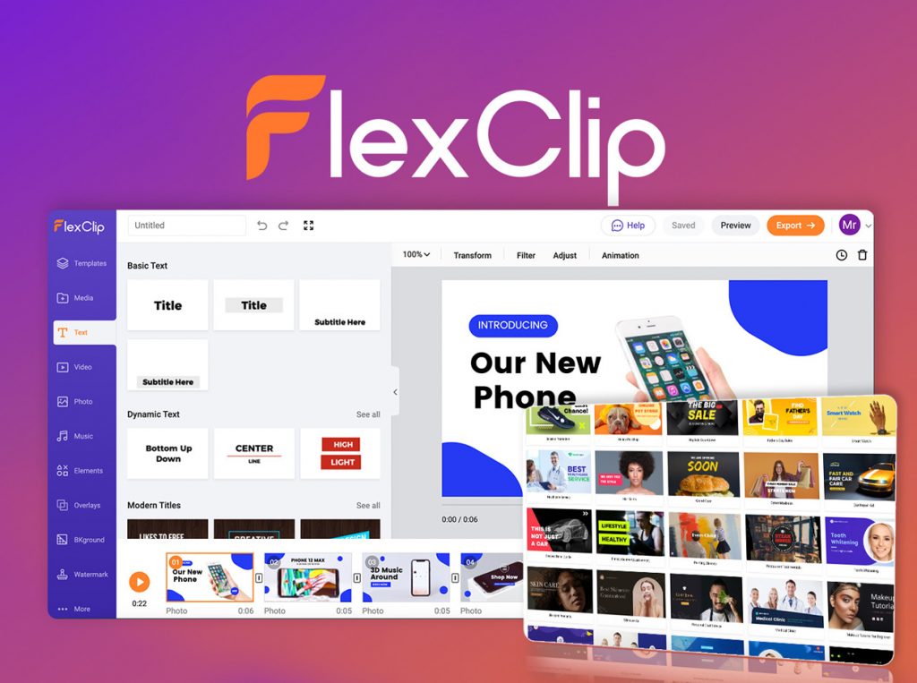 FlexClip – Créer des vidéos incroyables en quelques clics de
