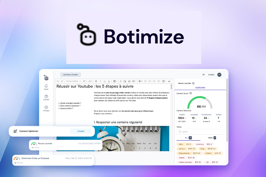 Botimize – Deviens N°1 sur Google et optimise ton référencement